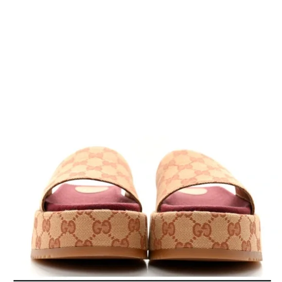 Gucci Supreme Angelina Platform Sandals Size 42 - Picture 3 of 8